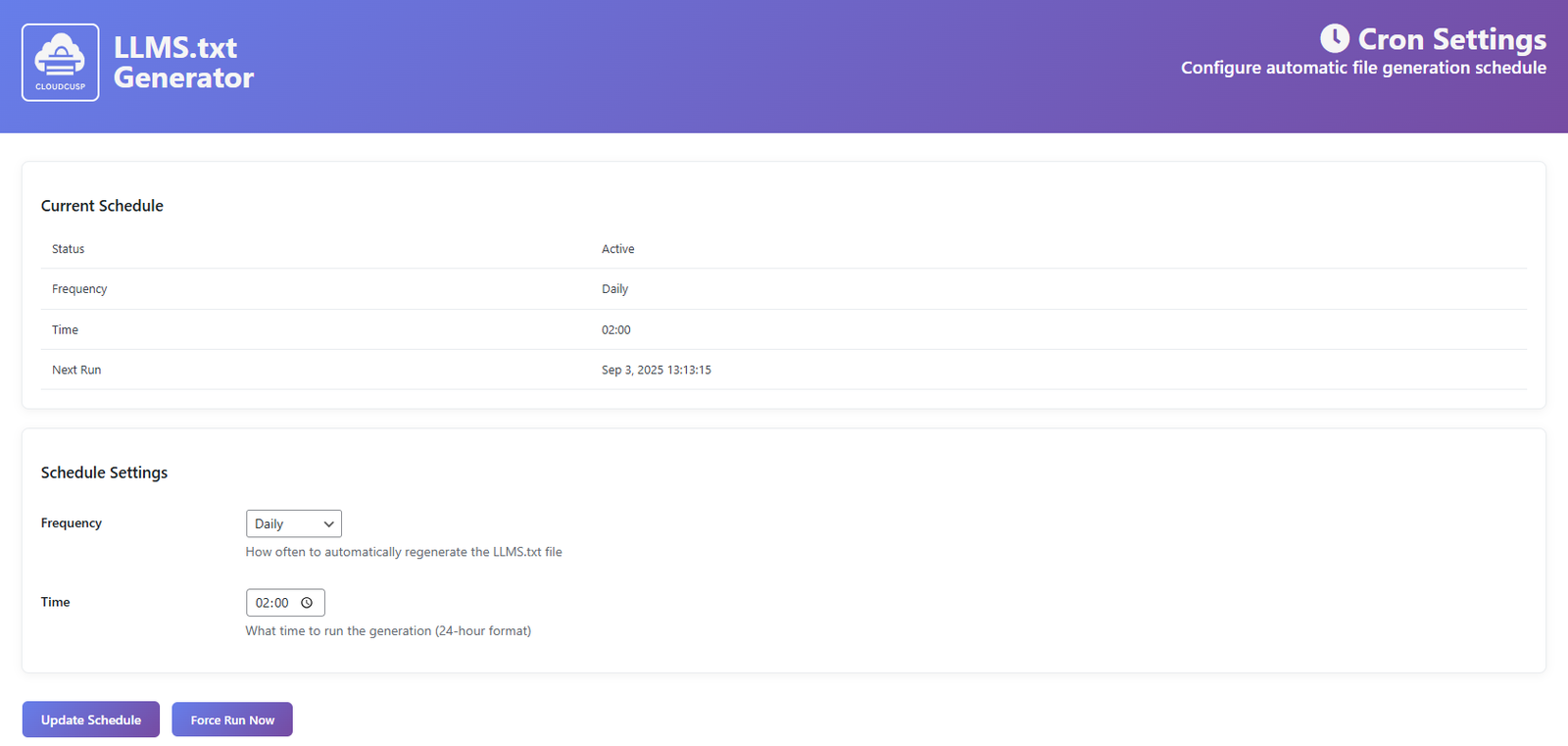 LLMS.txt Generator Screenshot 5