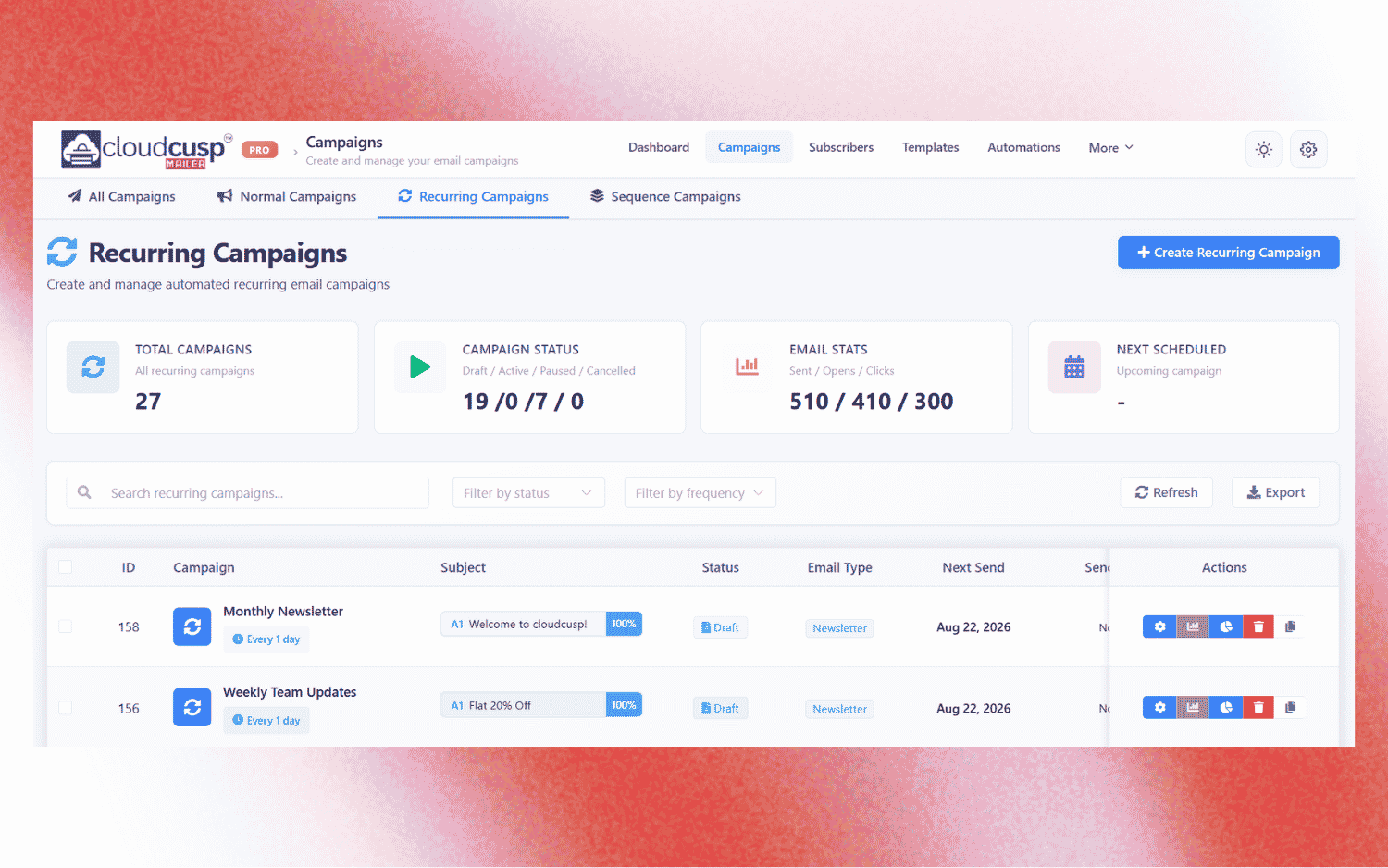 Campaigns Module