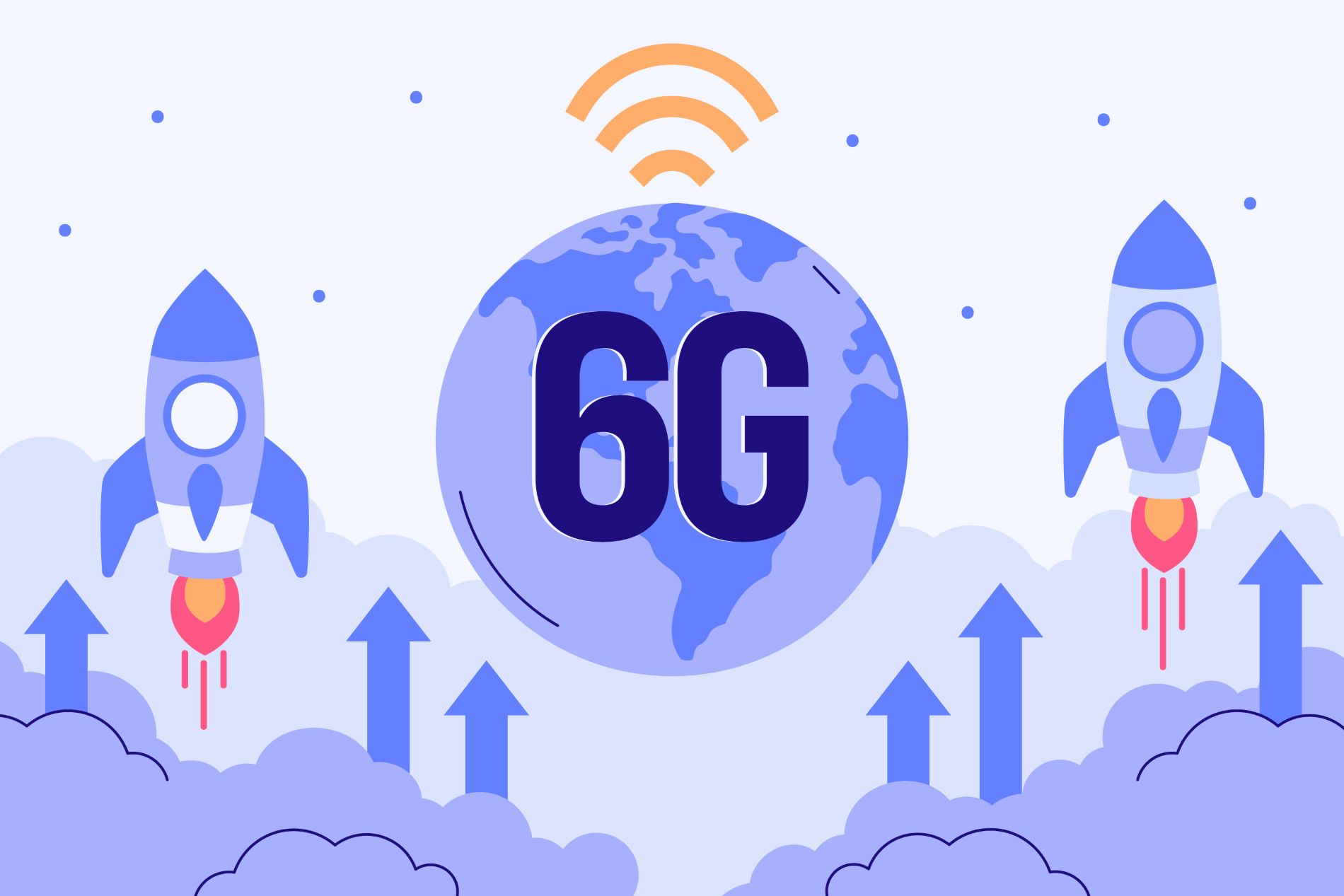 6G technology network diagram