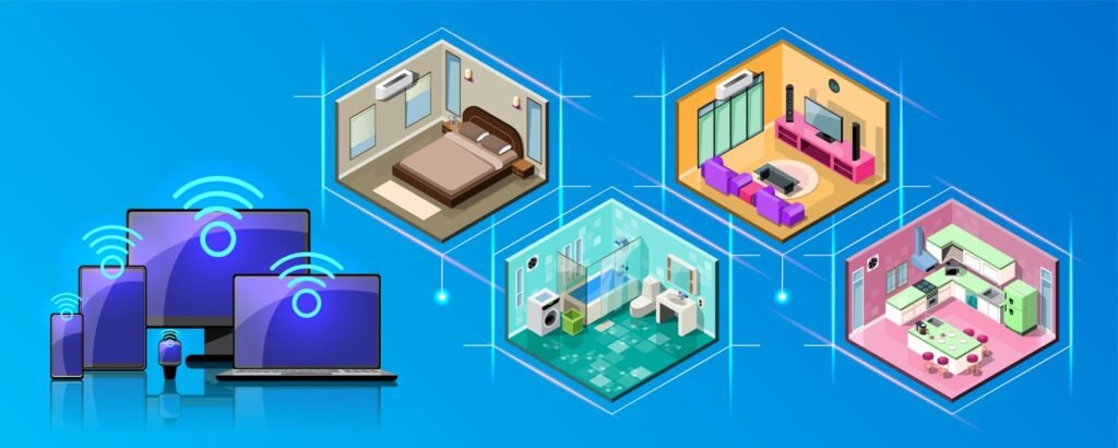 Exploring 6G Technology: The Future of High-Speed Connectivity 3 Smart house powered by 6G connectivity.