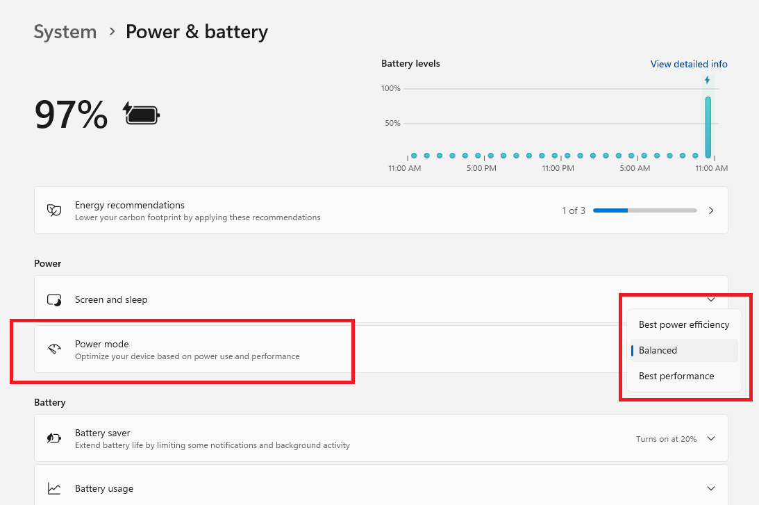 PowermodeBestPersormance