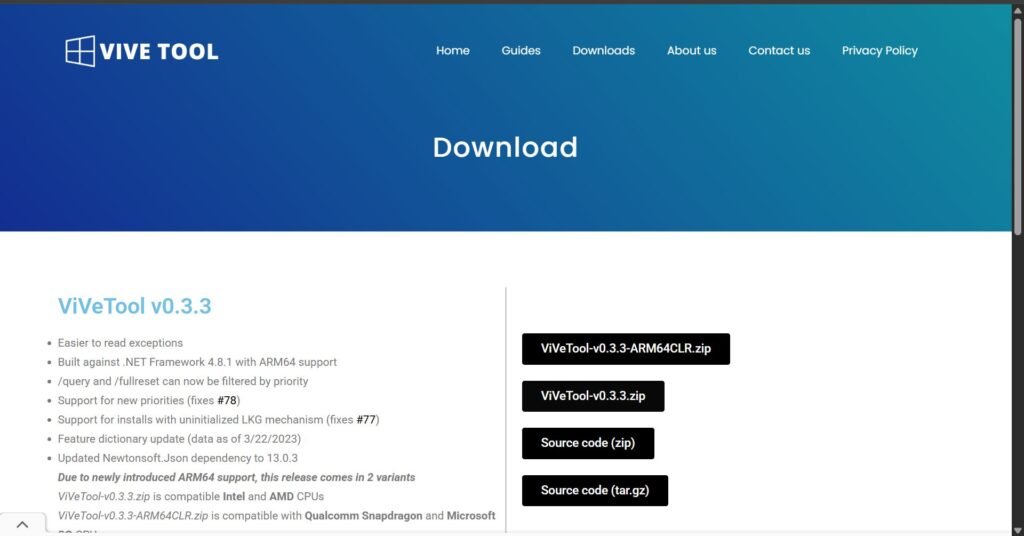 Unlock Powerful Windows 11 Features with Hidden Commands 3 Vivetool download