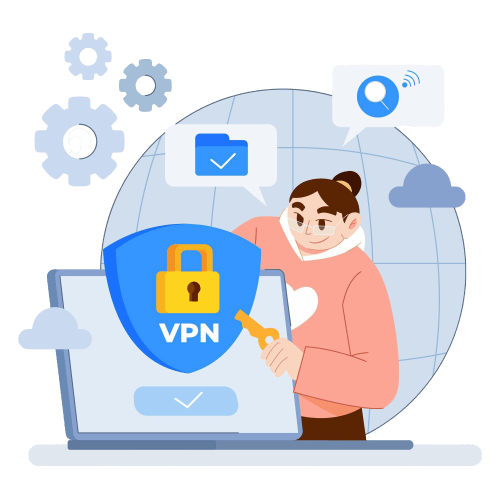 VPN vs Proxy Explained: How to Choose the Best Privacy Tool 4 a woman holding a key to a laptop