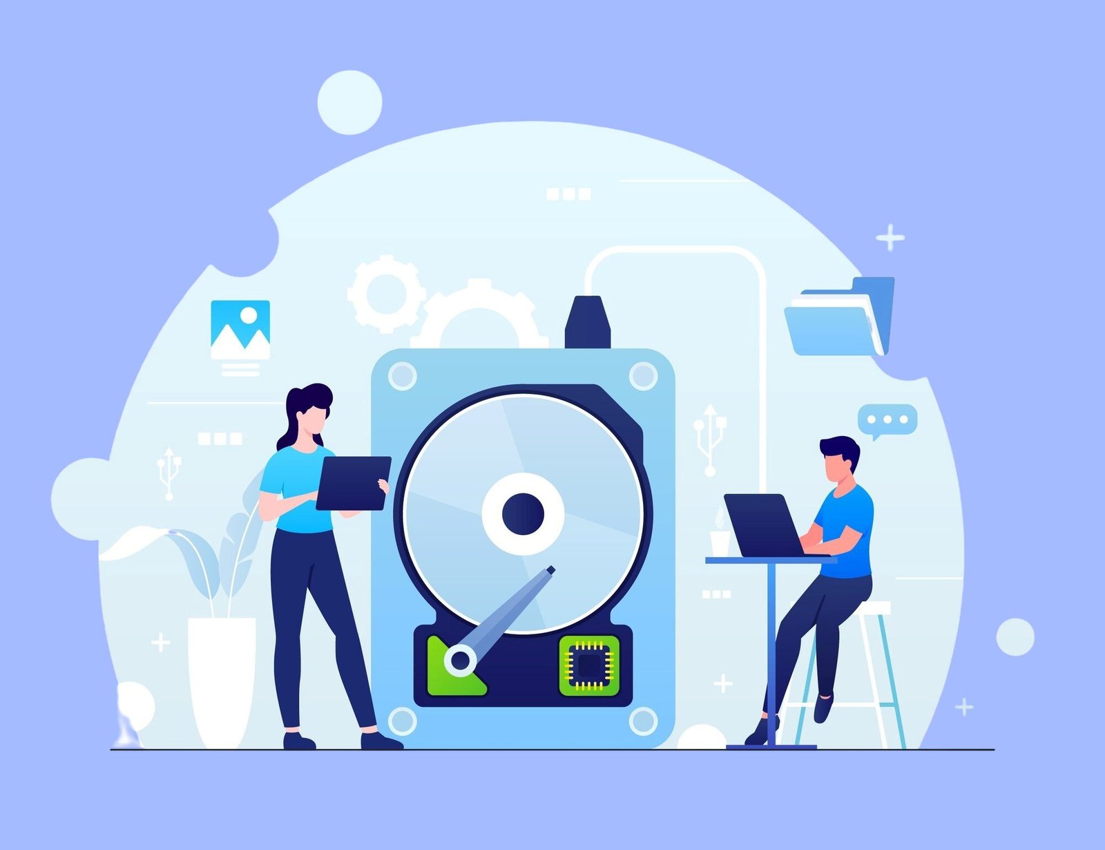 partition your storage drive