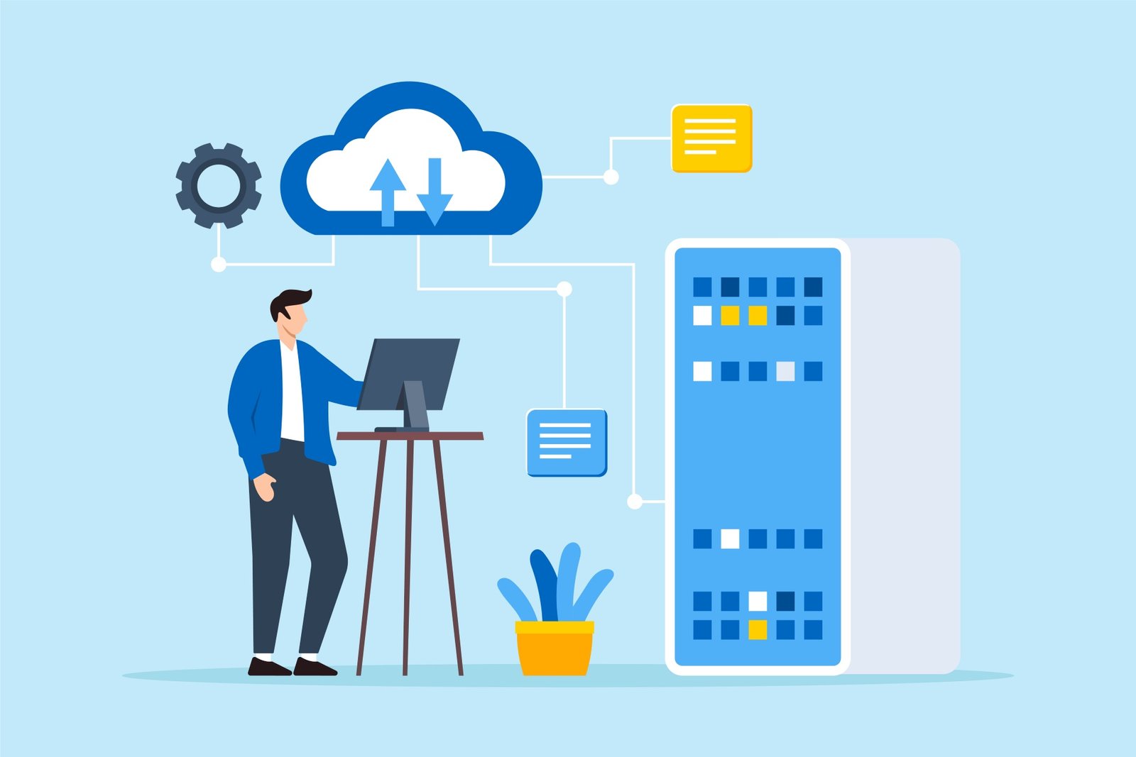 Model Context Protocol (MCP) server illustration