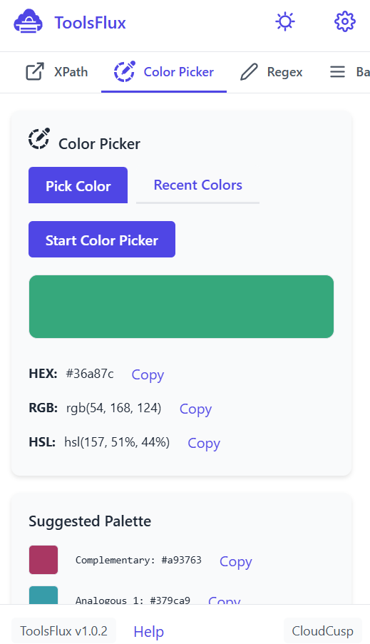 Color Picker By CloudCusp