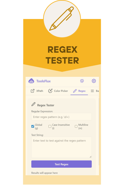 ToolsFlux 12 regex tester by cloudcusp