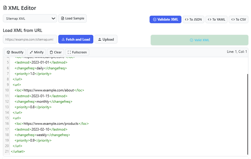 cloudcusp xml validator light