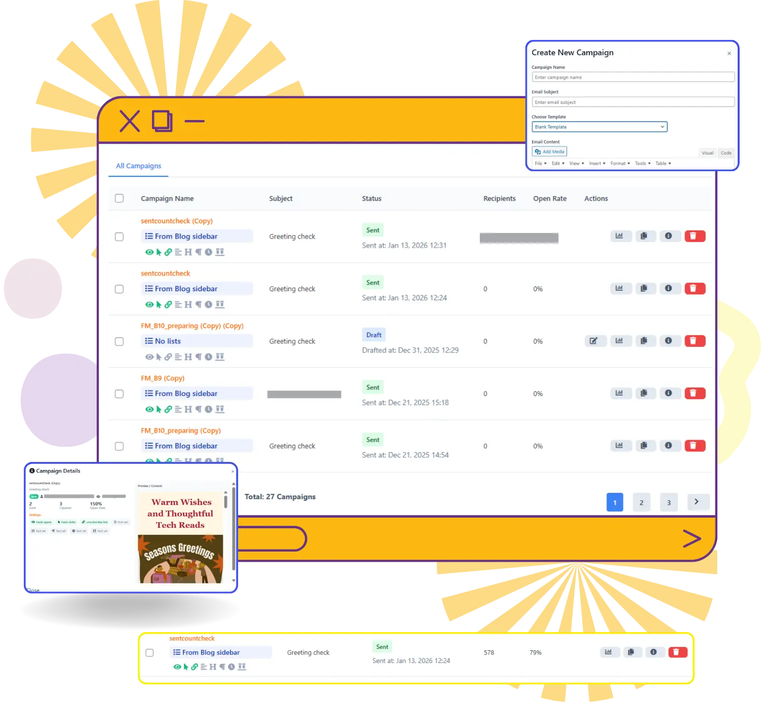 cloudcusp mailer campaigns
