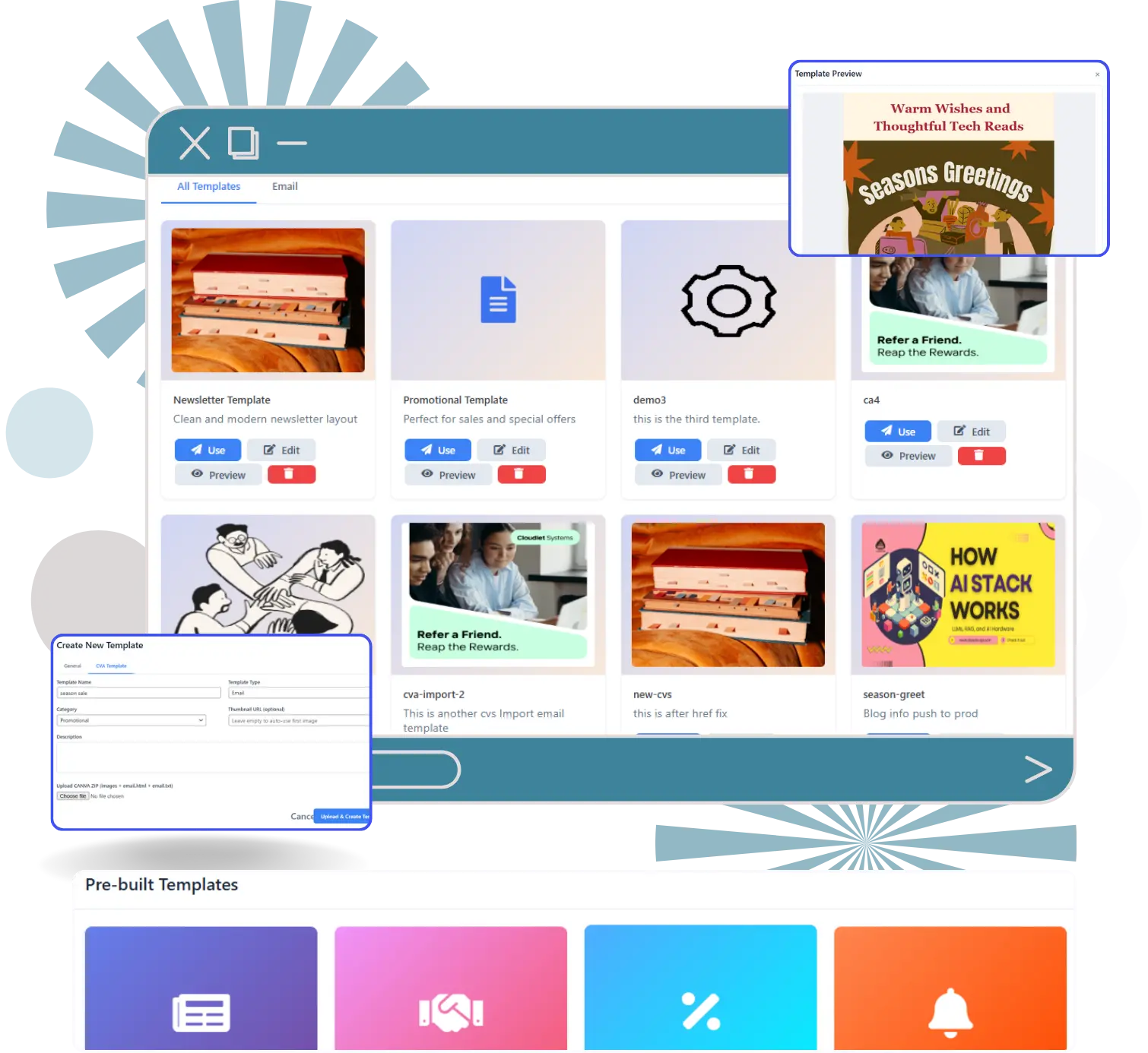 cloudcusp mailer templates