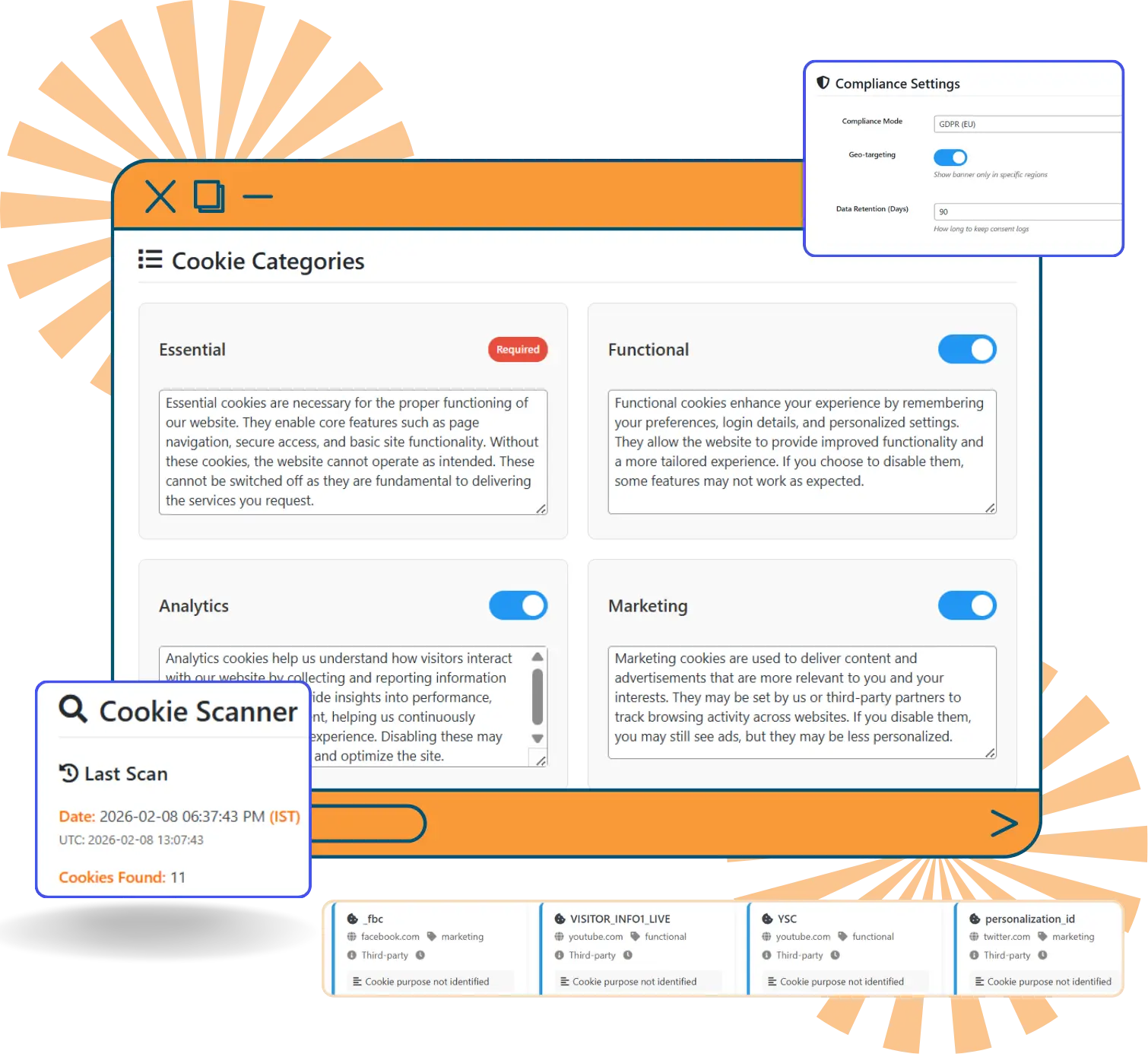 Cookie Consent Pro 5 cookie consent pro cookie category