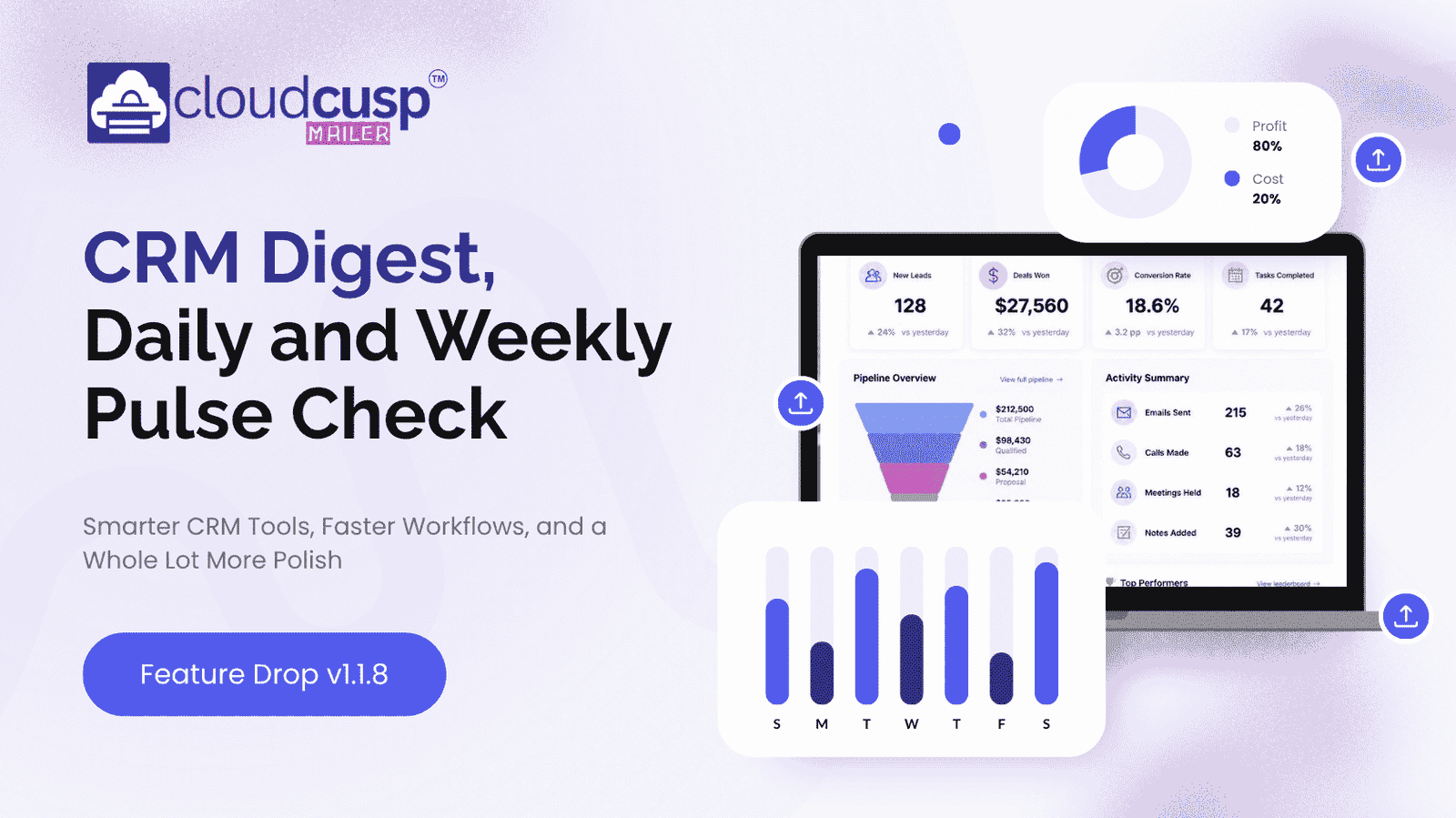 CloudCusp Mailer v1.1.8 Release: New CRM Digest & Companies Module (July 2026) 1 crm digest featured
